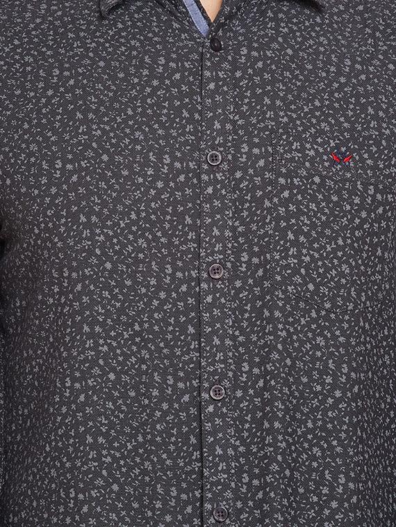 black printed casual shirt - 16015979 - Zoom Image - 5