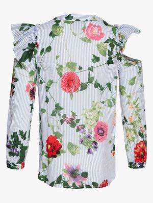 multi colored cotton top - 16016041 - Standard Image - 2