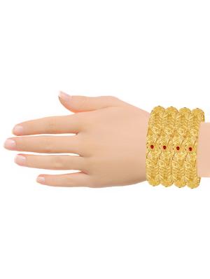 gold metal bangle - 16016293 - Standard Image - 3