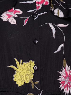 black polyester jump suit - 16016304 - Standard Image - 3
