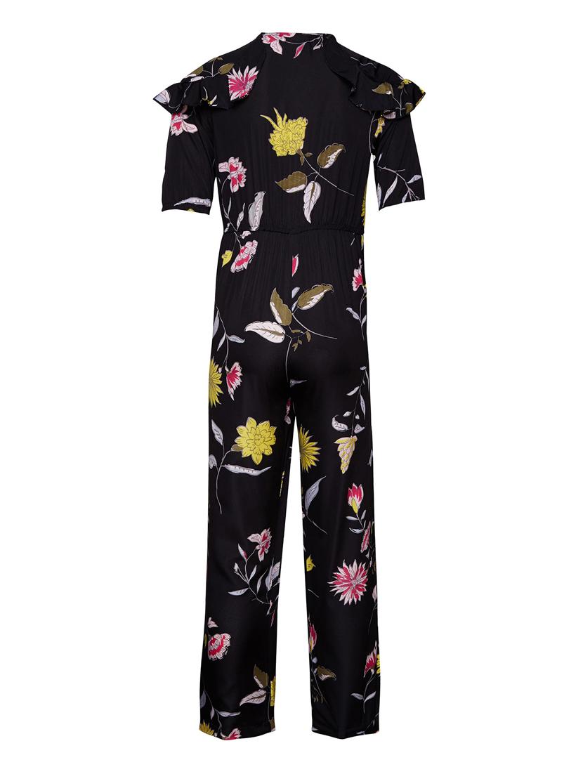 black polyester jump suit - 16016304 - Zoom Image - 2