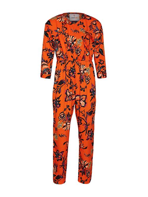 orange polyester jump suit - 16016305 - Standard Image - 1