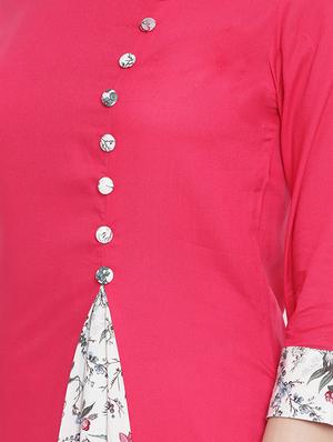 printed a-line kurta - 16016539 - Standard Image - 4