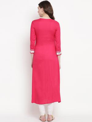 printed asymmetric kurta - 16016550 - Standard Image - 3