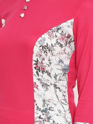 printed asymmetric kurta - 16016550 - Standard Image - 4