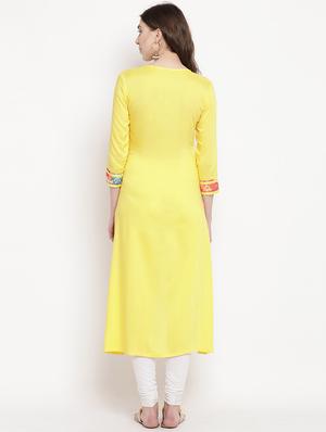 printed asymmetric kurta - 16016552 - Standard Image - 3