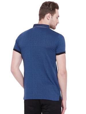 blue cotton polo t-shirt - 16016558 - Standard Image - 3