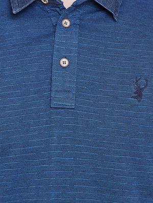 blue cotton polo t-shirt - 16016558 - Standard Image - 5