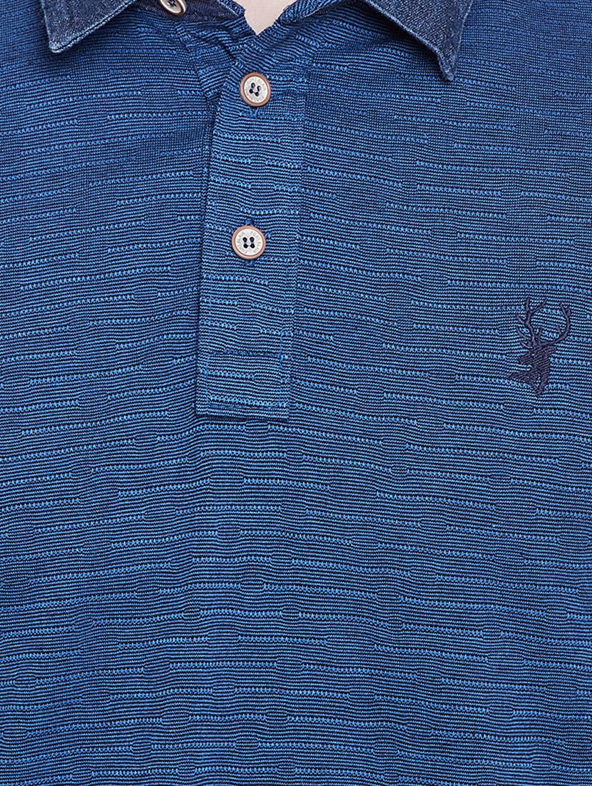 blue cotton polo t-shirt - 16016558 - Zoom Image - 5