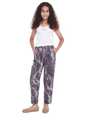 grey polyester casual trouser - 16016593 - Standard Image - 4