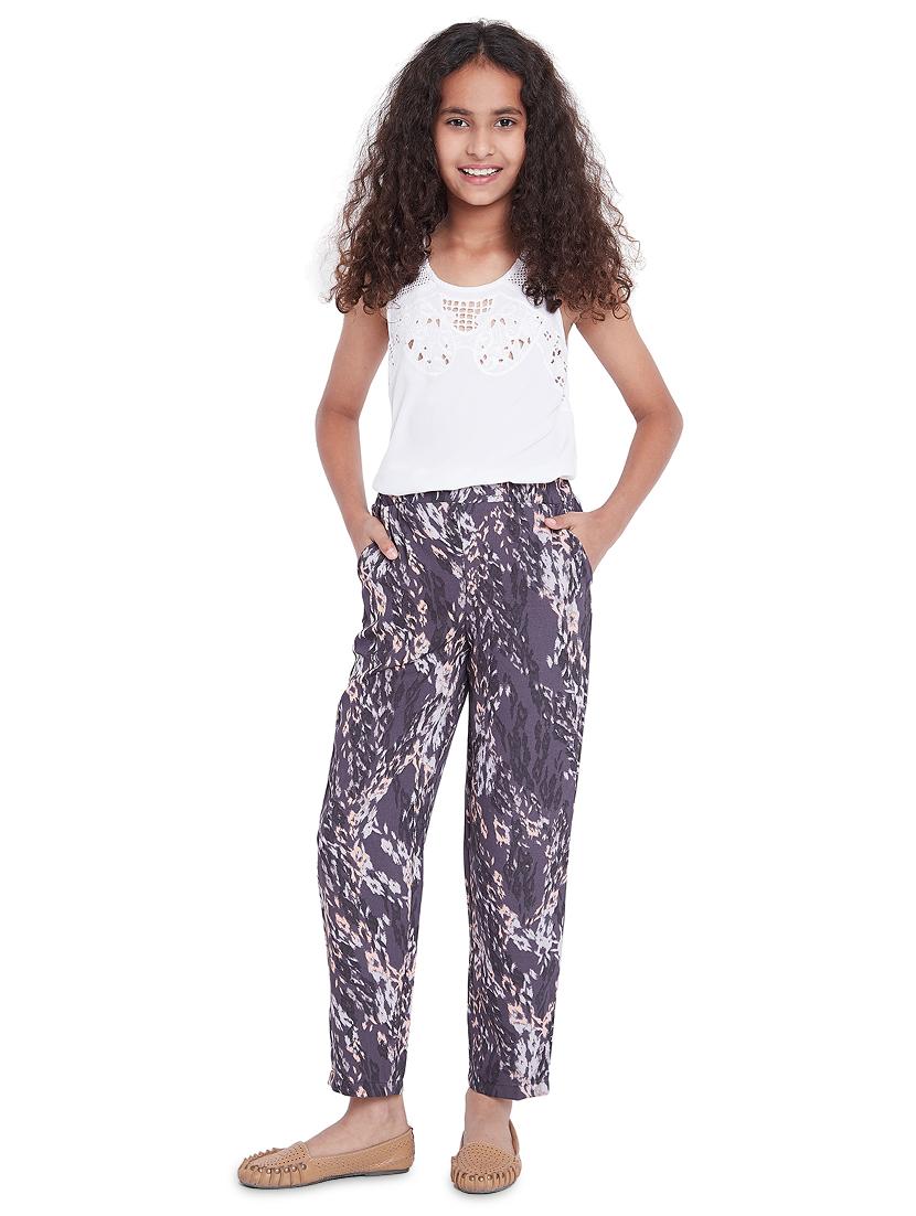 grey polyester casual trouser - 16016593 - Zoom Image - 4