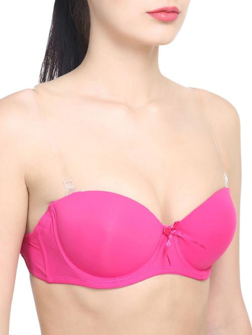 bow patch balconette backless bra - 16016600 - Standard Image - 1