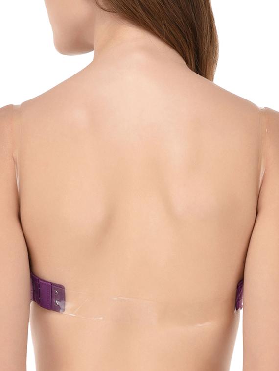 bow patch balconette backless bra - 16016603 - Zoom Image - 2