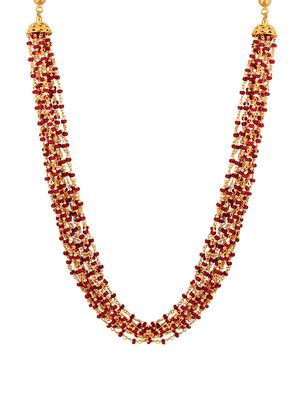 red brass necklaces and earring - 16016662 - Standard Image - 2