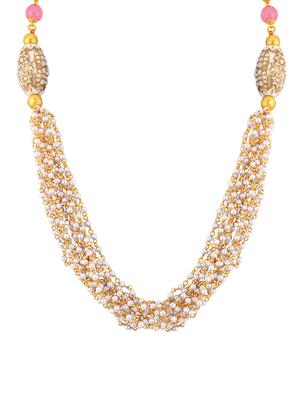 gold brass necklaces and earring - 16016663 - Standard Image - 2