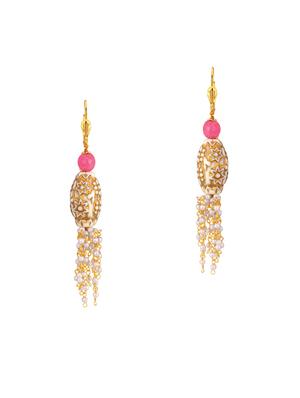 gold brass necklaces and earring - 16016663 - Standard Image - 3