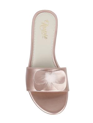 pink slip on sandals - 16016691 - Standard Image - 3