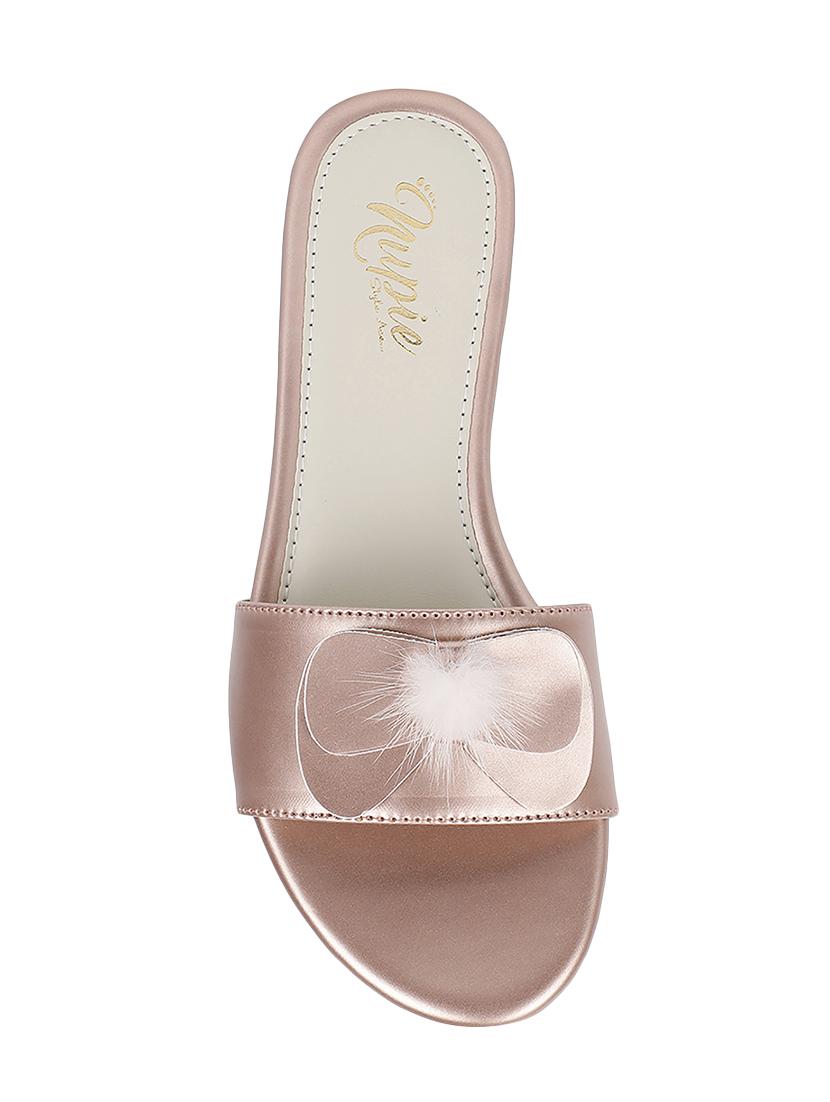 pink slip on sandals - 16016691 - Zoom Image - 3