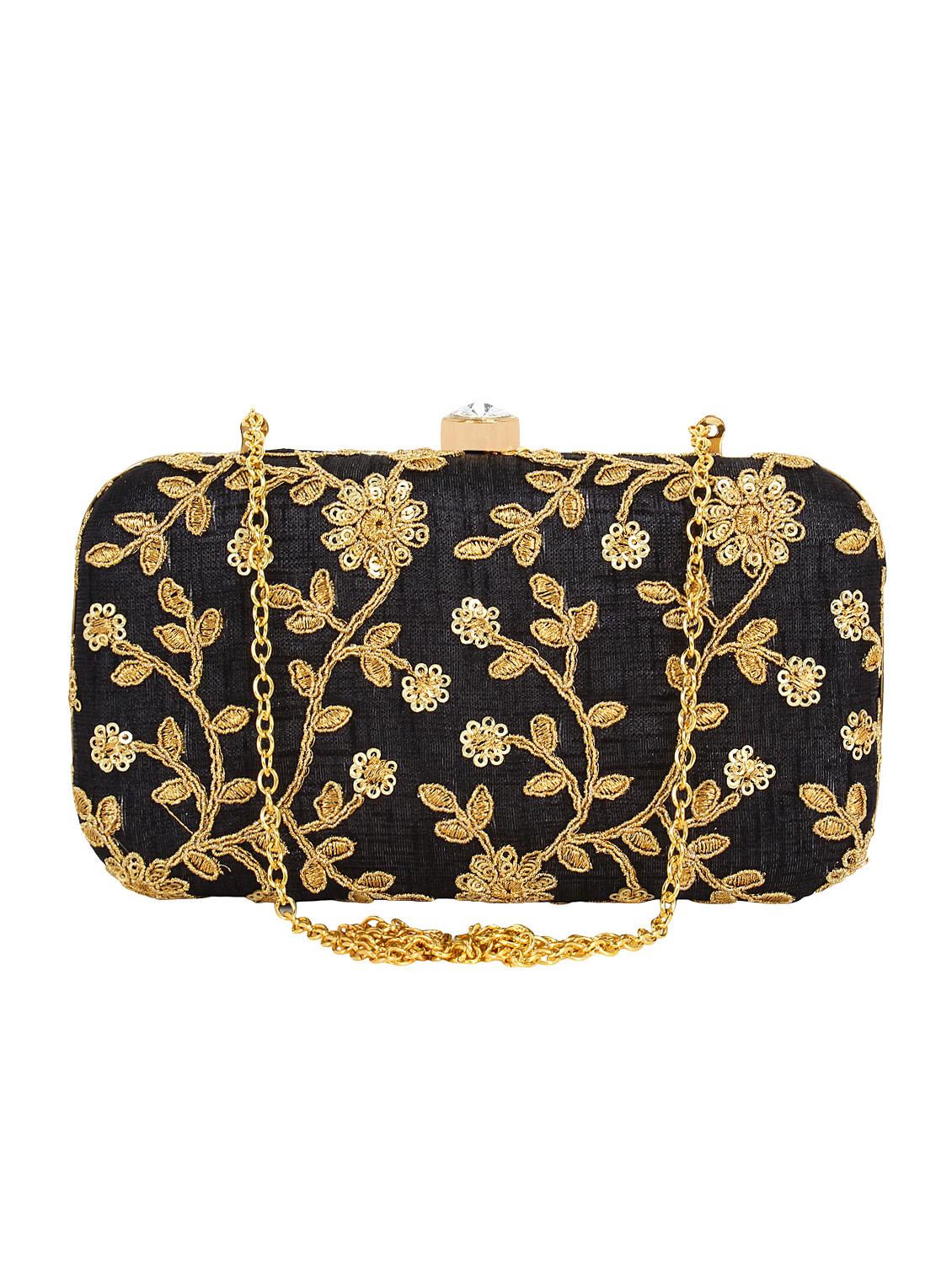 black metal box clutch - 16016818 - Zoom Image - 1