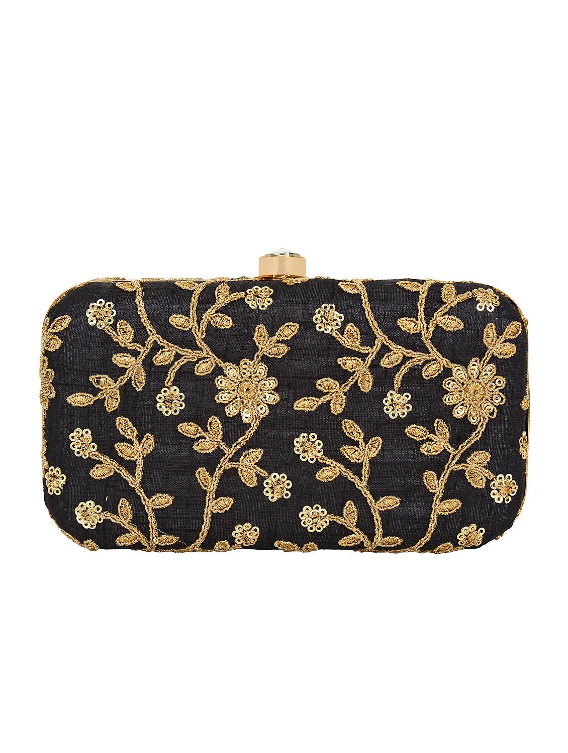 black metal box clutch - 16016818 - Zoom Image - 2