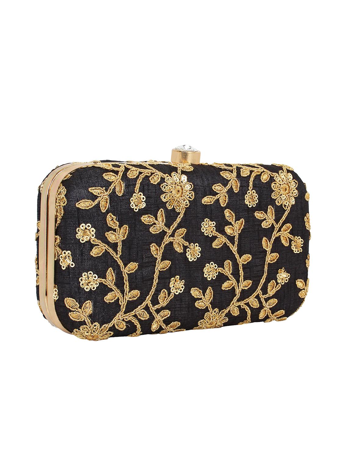 black metal box clutch - 16016818 - Zoom Image - 4