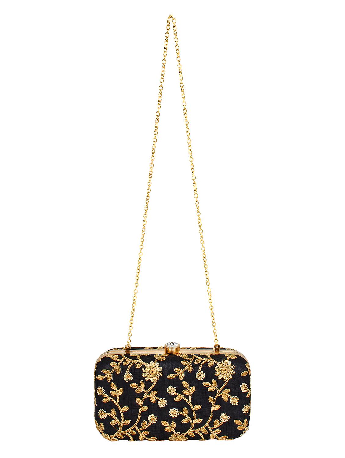 black metal box clutch - 16016818 - Zoom Image - 5