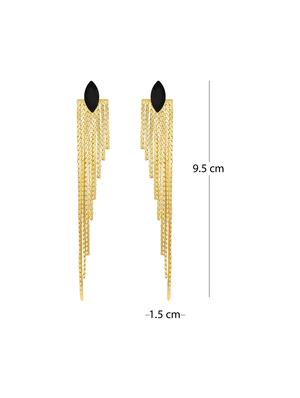 gold metal other earring - 16016844 - Standard Image - 2