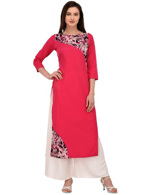straight printed kurta - 16016878 - Standard Image - 1