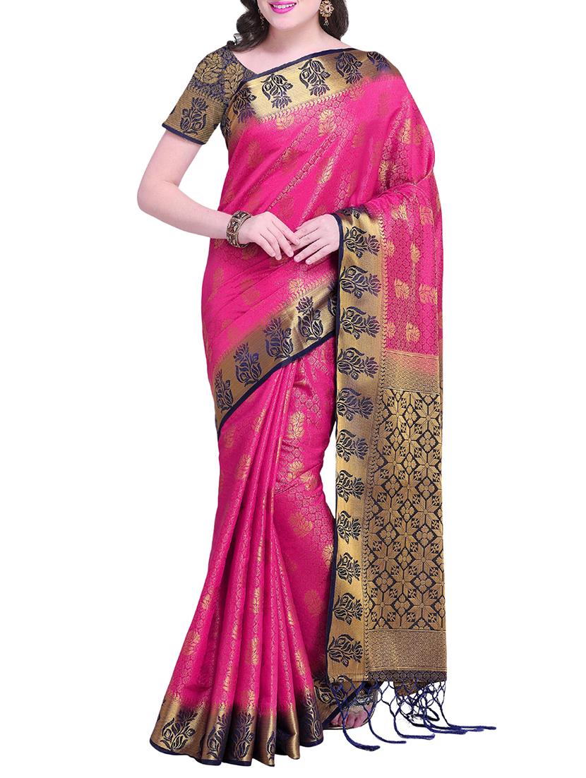 Zari kanjivaram saree with blouse - 16016987 - Zoom Image - 1