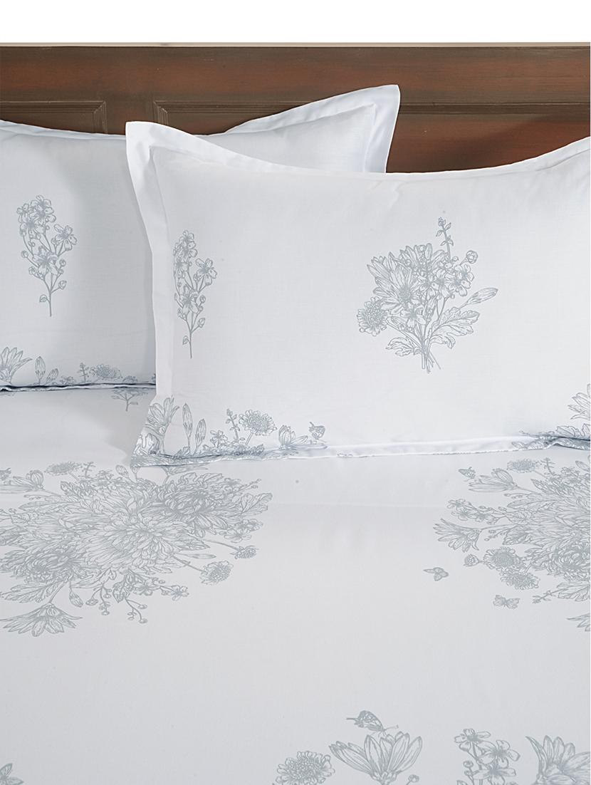 swayam cotton satin 250 tc ethinic print bed in a bag set of 4- white - 16017100 - Zoom Image - 3