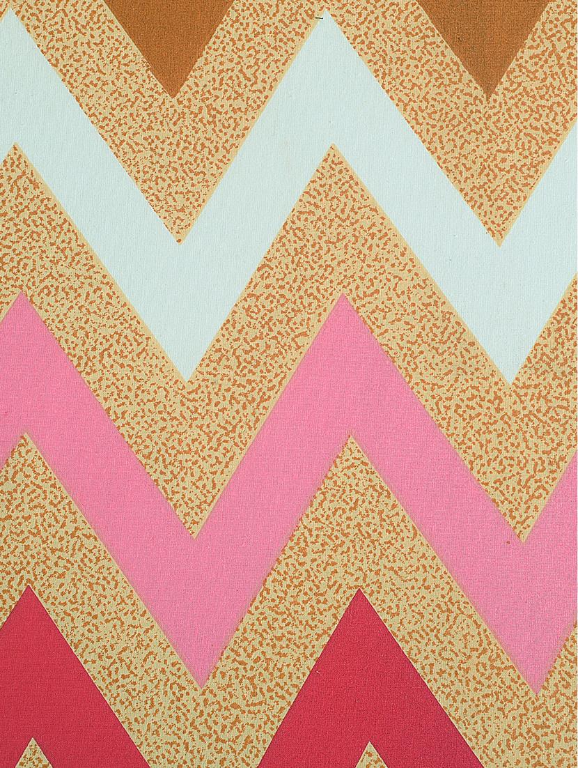 swayam 144 tc geometrical print cotton single bed sheet with 1 pillow cover - mustard, brown - 16017106 - Zoom Image - 4