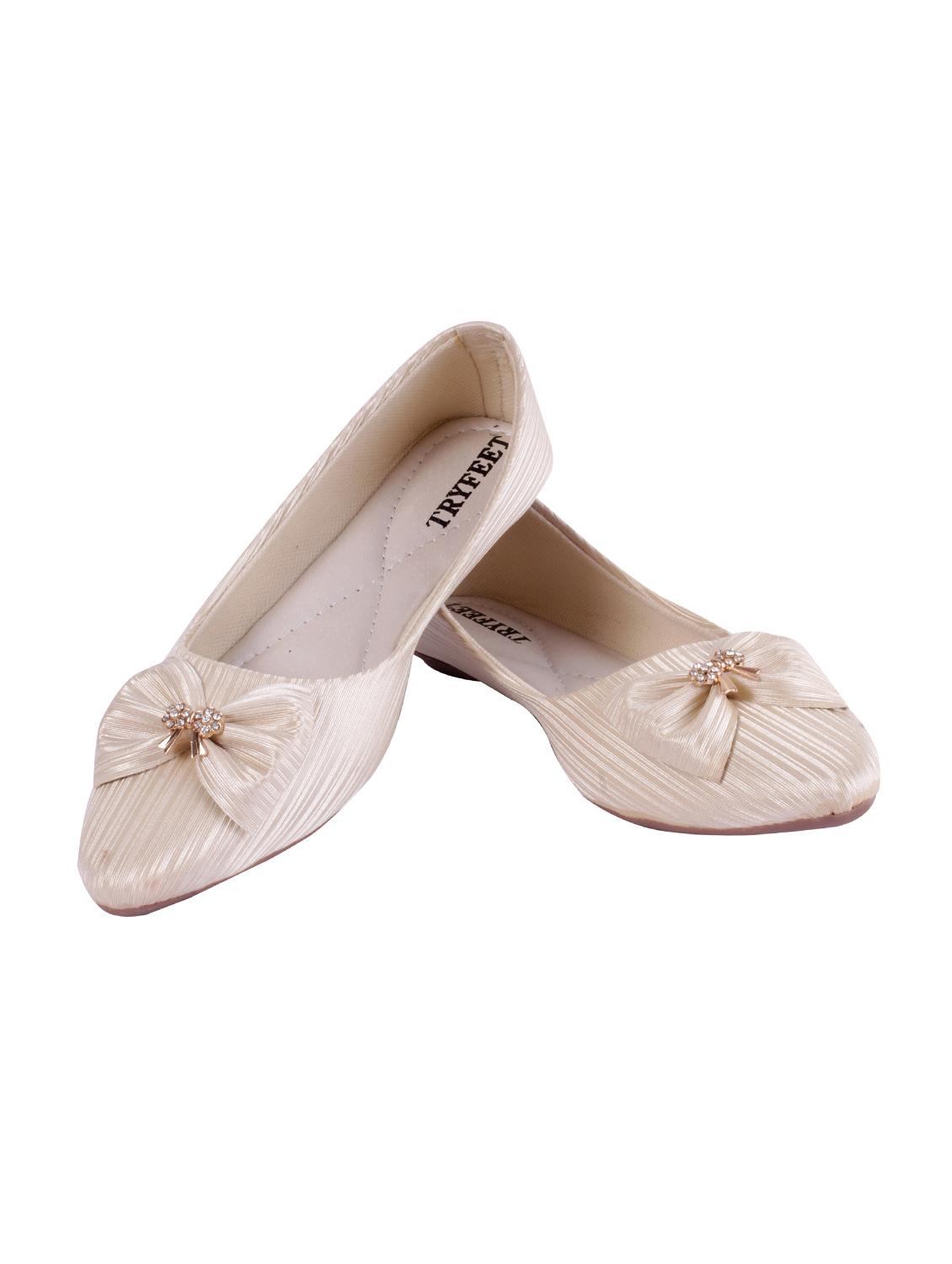 beige slip on ballerinas - 16017225 - Zoom Image - 3