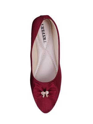 red slip on ballerinas - 16017226 - Standard Image - 4