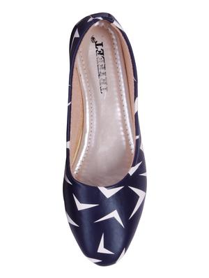 blue slip on ballerinas - 16017232 - Standard Image - 5