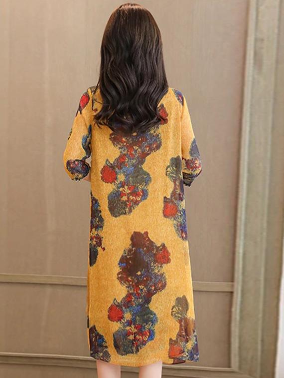 lace detail layered dress with shrug - 16017673 - Zoom Image - 4
