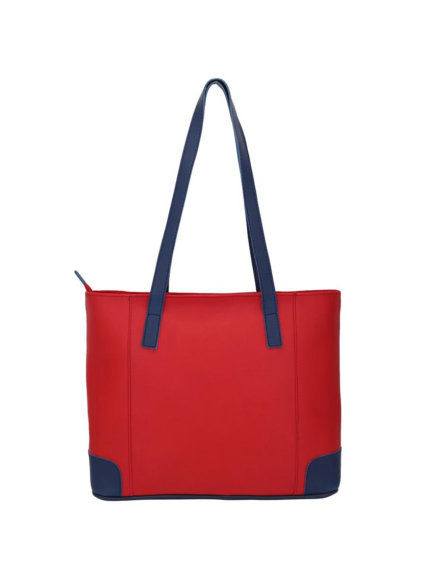 red leatherette (pu) handbag - 16017909 - Zoom Image - 2