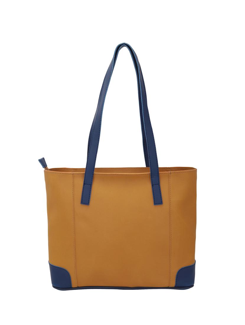 brown leatherette (pu) utility handbag - 16017910 - Zoom Image - 2