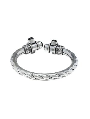 black metal bangle bracelet - 16018046 - Standard Image - 2