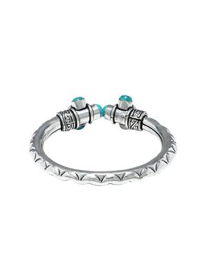 blue metal bangle bracelet - 16018049 - Standard Image - 2