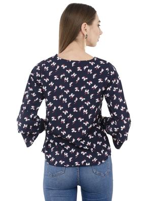 layered bell sleeved quirky top - 16018063 - Standard Image - 3