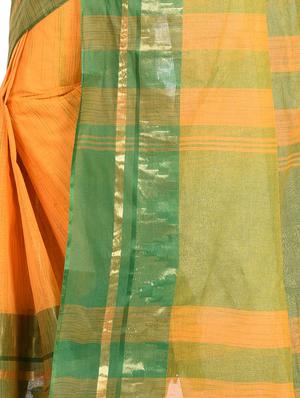 contrast breeder tant saree - 16018210 - Standard Image - 3
