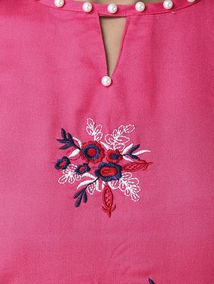 pearl embellished embroidered top - 16018327 - Standard Image - 4