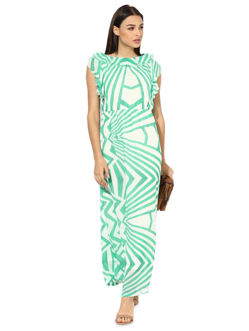 ruffle detail maxi dress - 16018346 - Zoom Image - 1