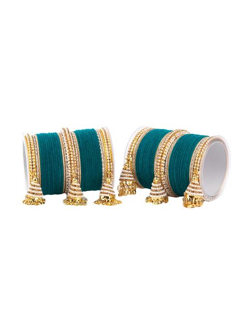 green metal bangle - 16019325 - Standard Image - 1