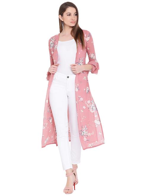 bell sleeves long printed shrugs - 16019341 - Standard Image - 1