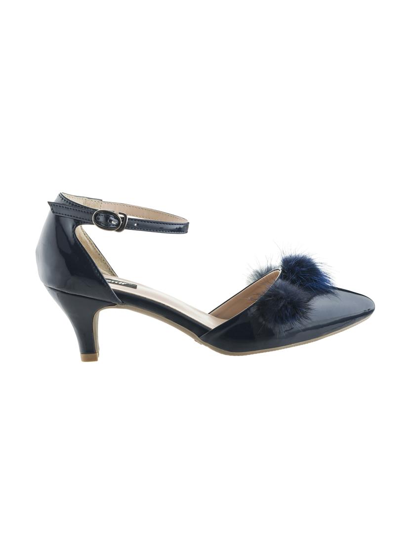 navy ankle strap sandals - 16019453 - Zoom Image - 2