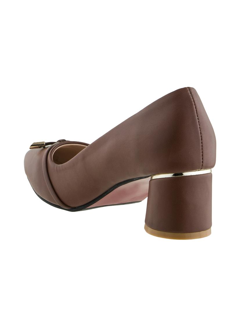 brown slip on pumps - 16019466 - Zoom Image - 3