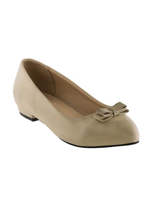 beige slip on ballerinas - 16019471 - Standard Image - 1