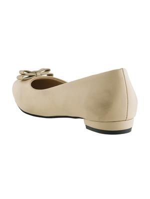 beige slip on ballerinas - 16019471 - Standard Image - 3