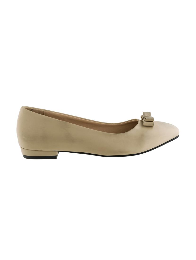 beige slip on ballerinas - 16019471 - Zoom Image - 2